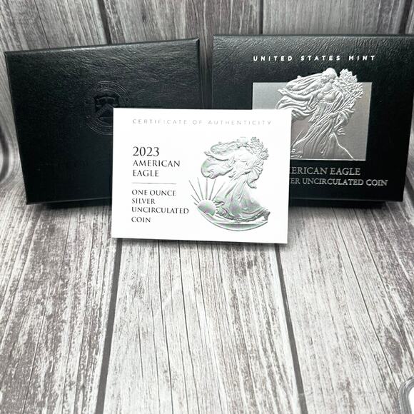 2023 W Burnished Silver Eagle NGC MS69 w/ Box & COA Fine Silver Coin - Picture 9 of 13